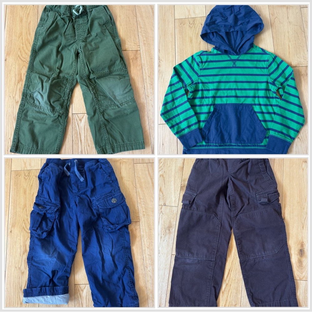 Kids top and 3 pants Sz 4yo